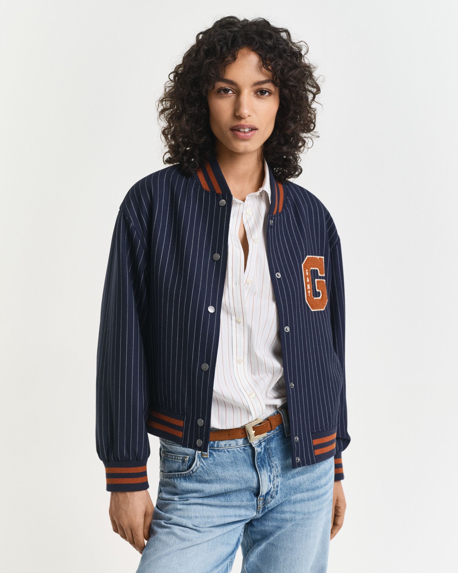 Veste Varsity de GANT à rayures tennis