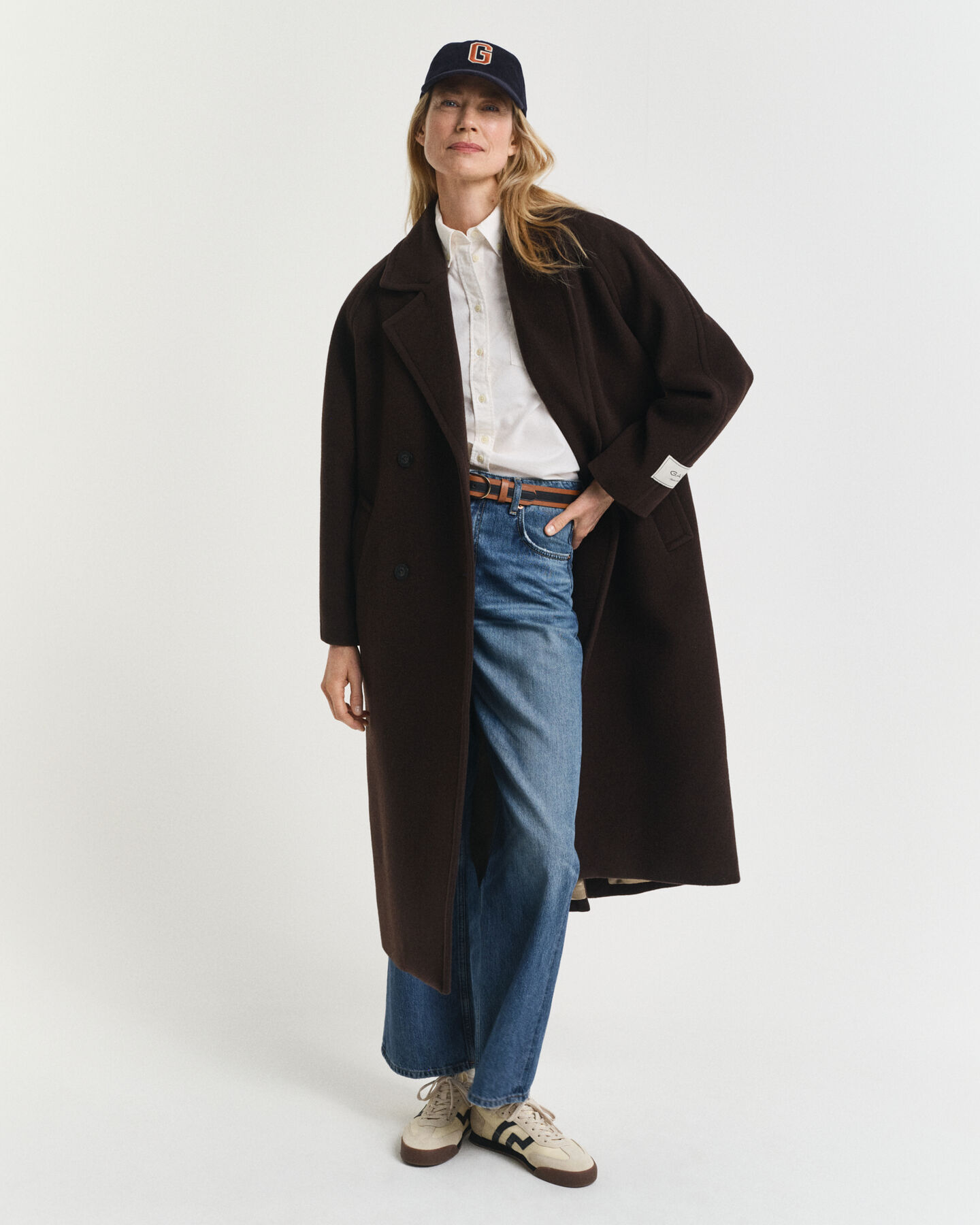 Chemise coupe regular en coton Oxford classique