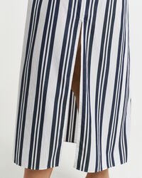 Robe caftan à rayures