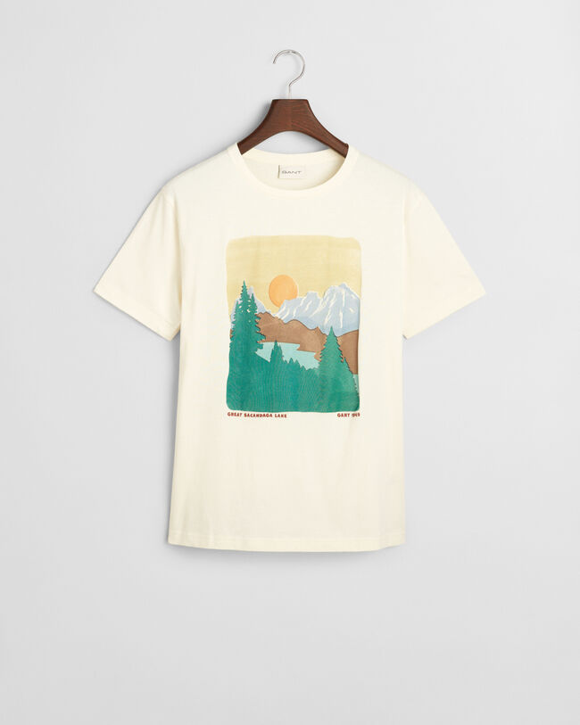 T-shirt avec illustration Outdoor