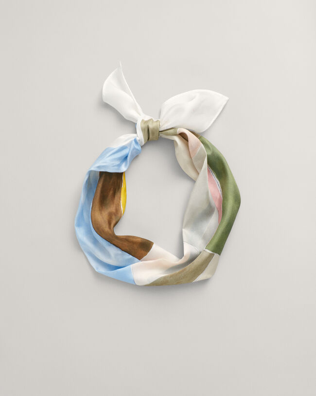 Long foulard en soie Art Print