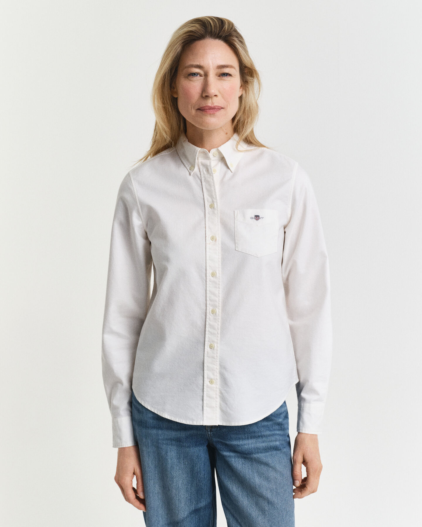 Chemise coupe regular en coton Oxford classique