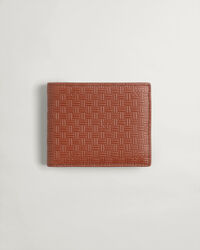 Portefeuille en cuir Signature Weave