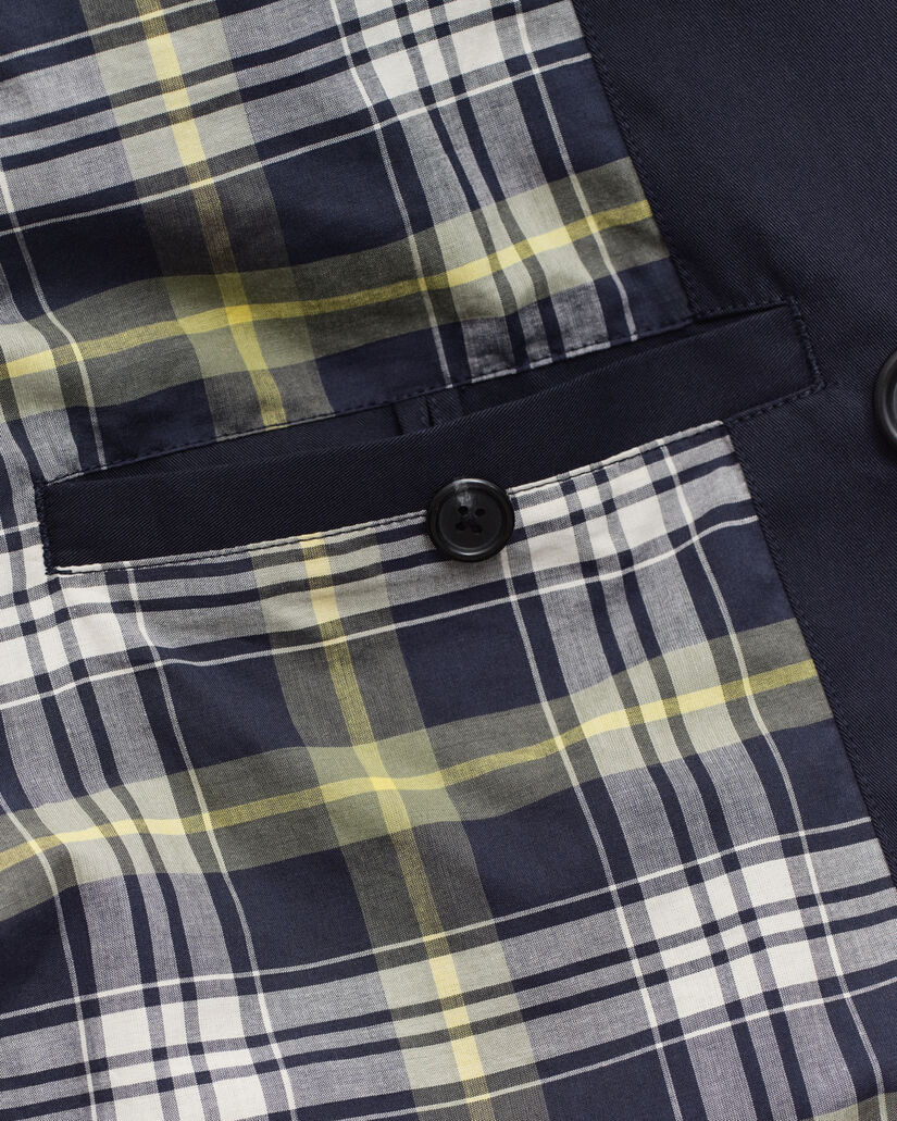 Trench-coat en coton mélangé