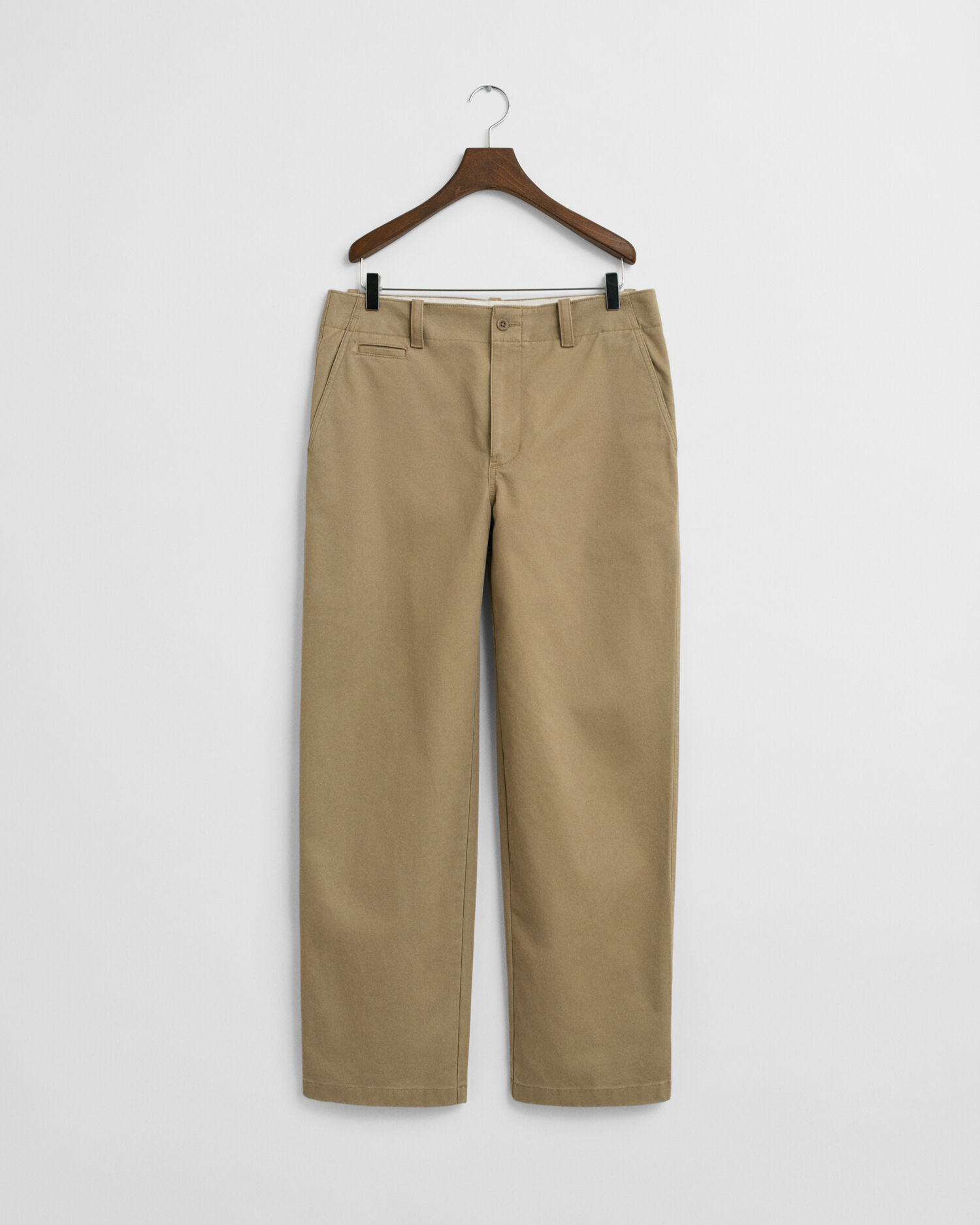 Pantalon chino coupe décontractée en sergé de coton