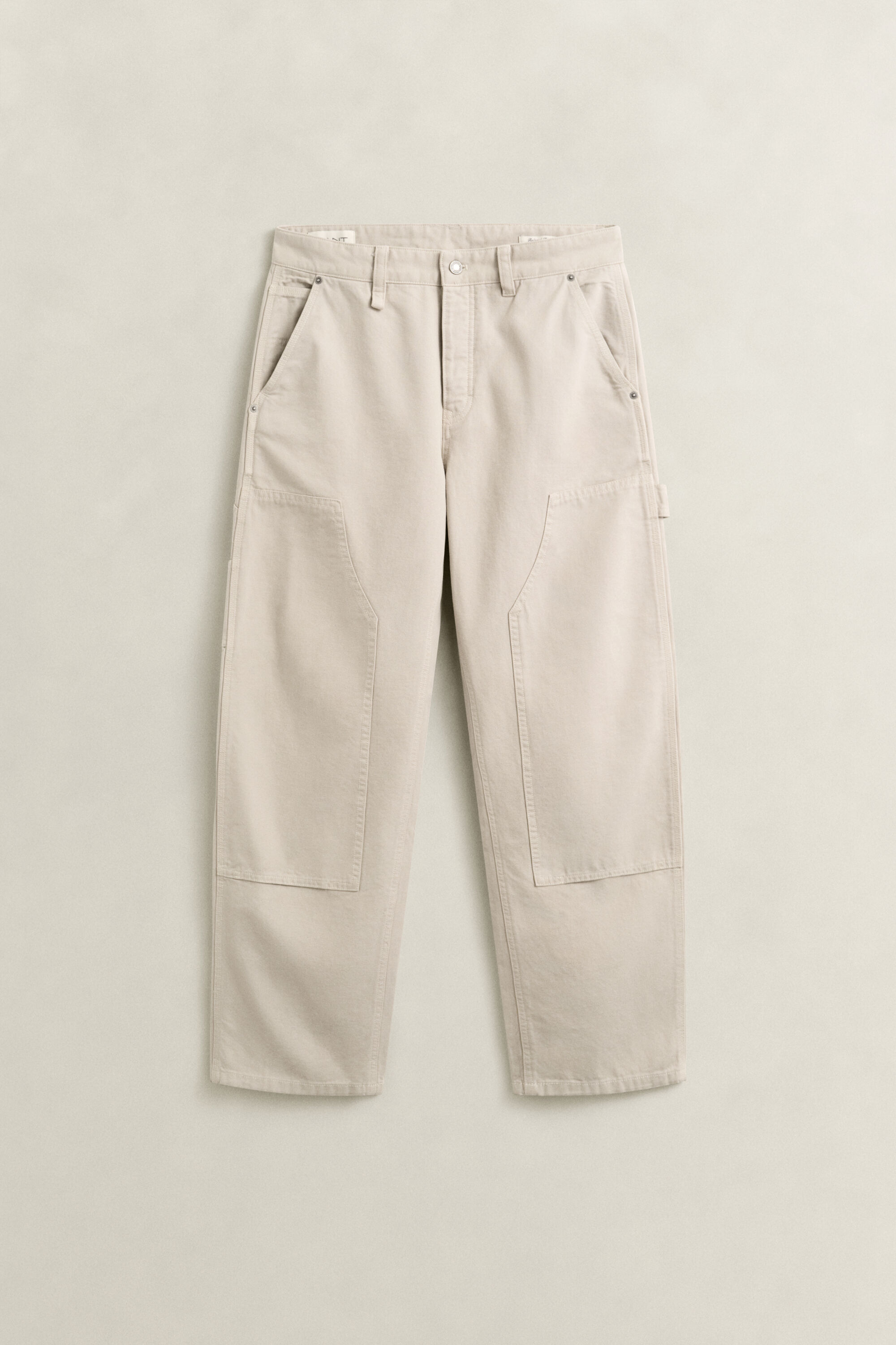 Pantalon coupe décontracté esprit charpentier