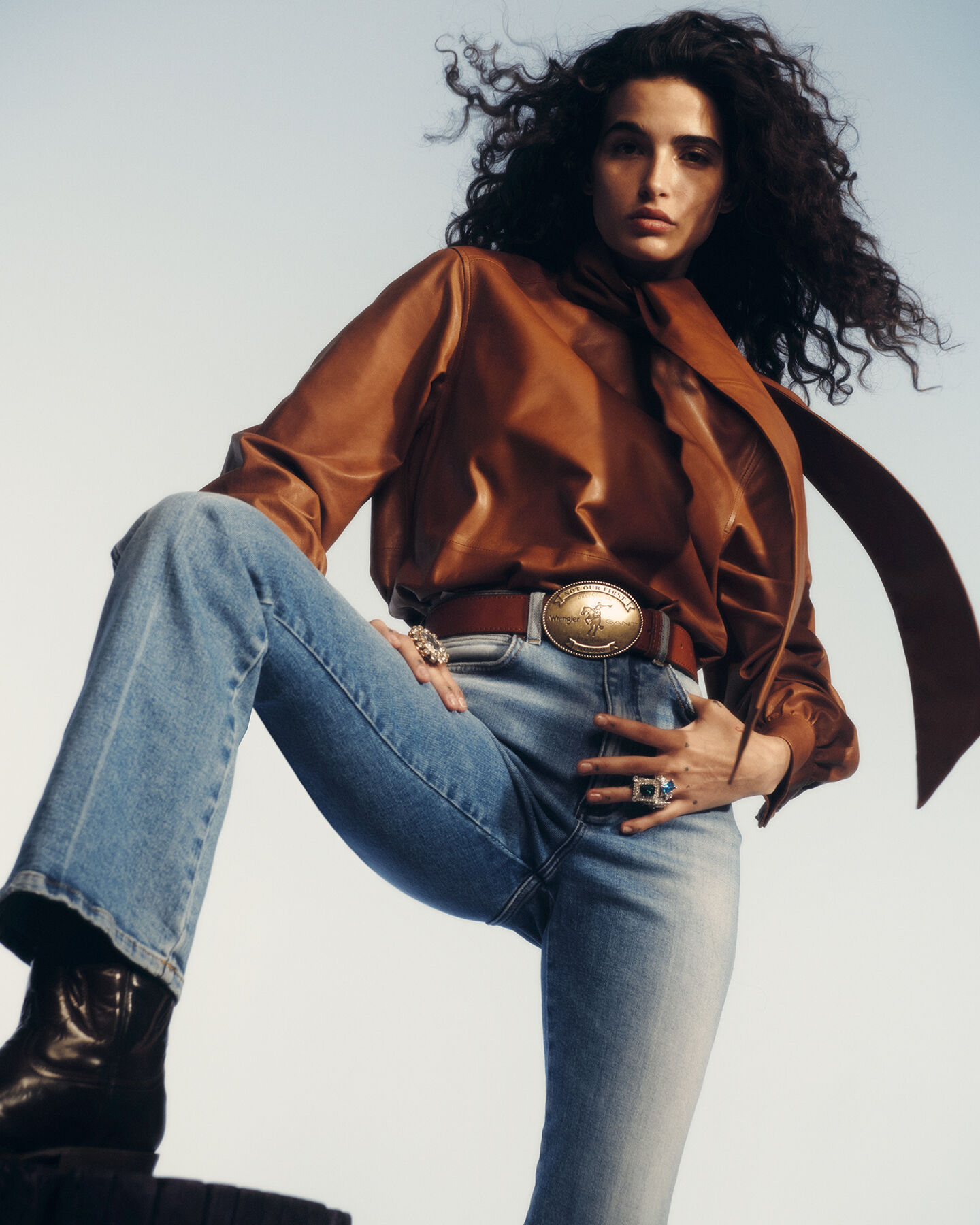 Jean Bootcut Wrangler x GANT