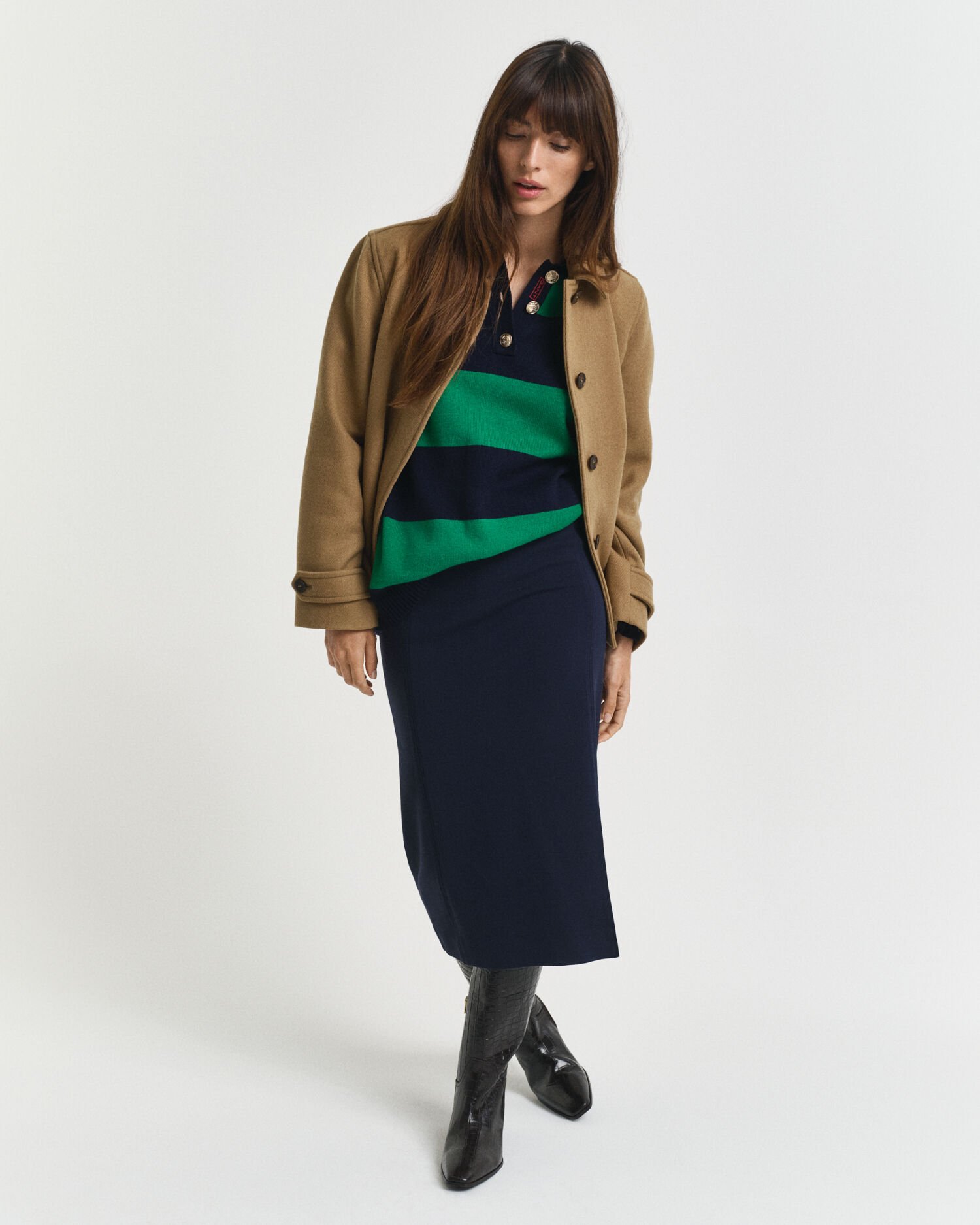 Jupe crayon en jersey