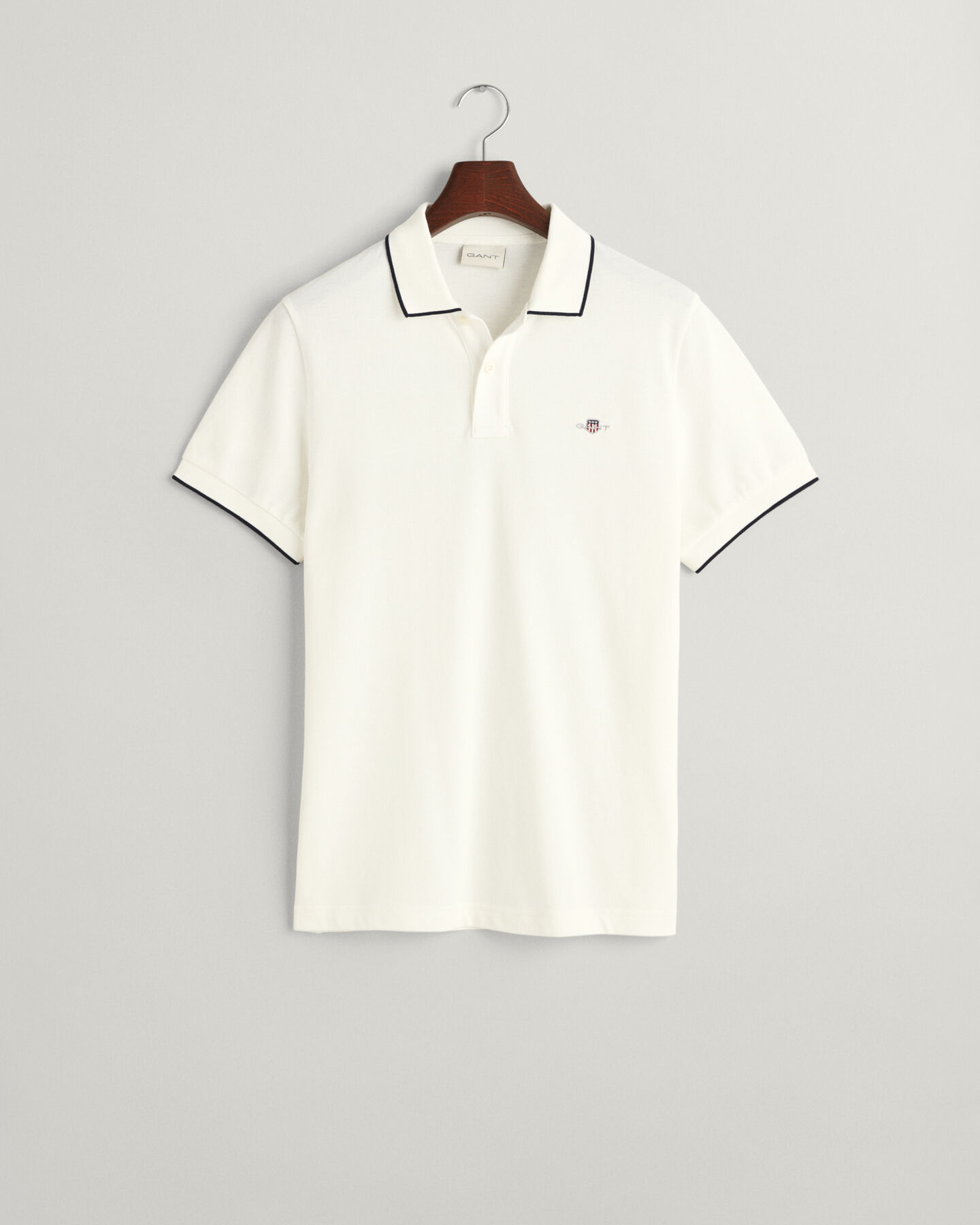 Polo en coton piqu&eacute; Framed Tipped