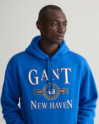 Sweat à capuche Retro Crest