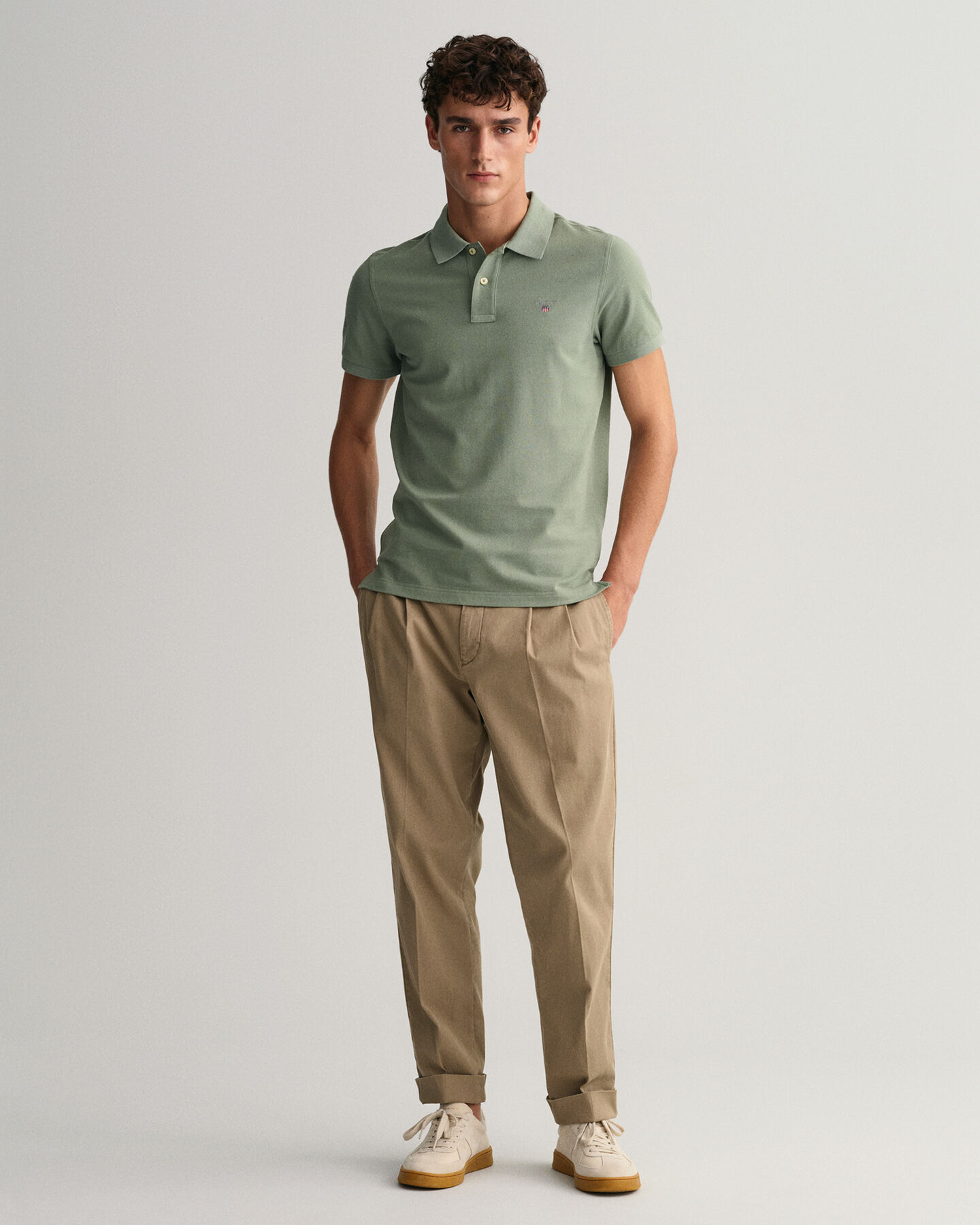 Polo regular fit en coton piqu&eacute; Original