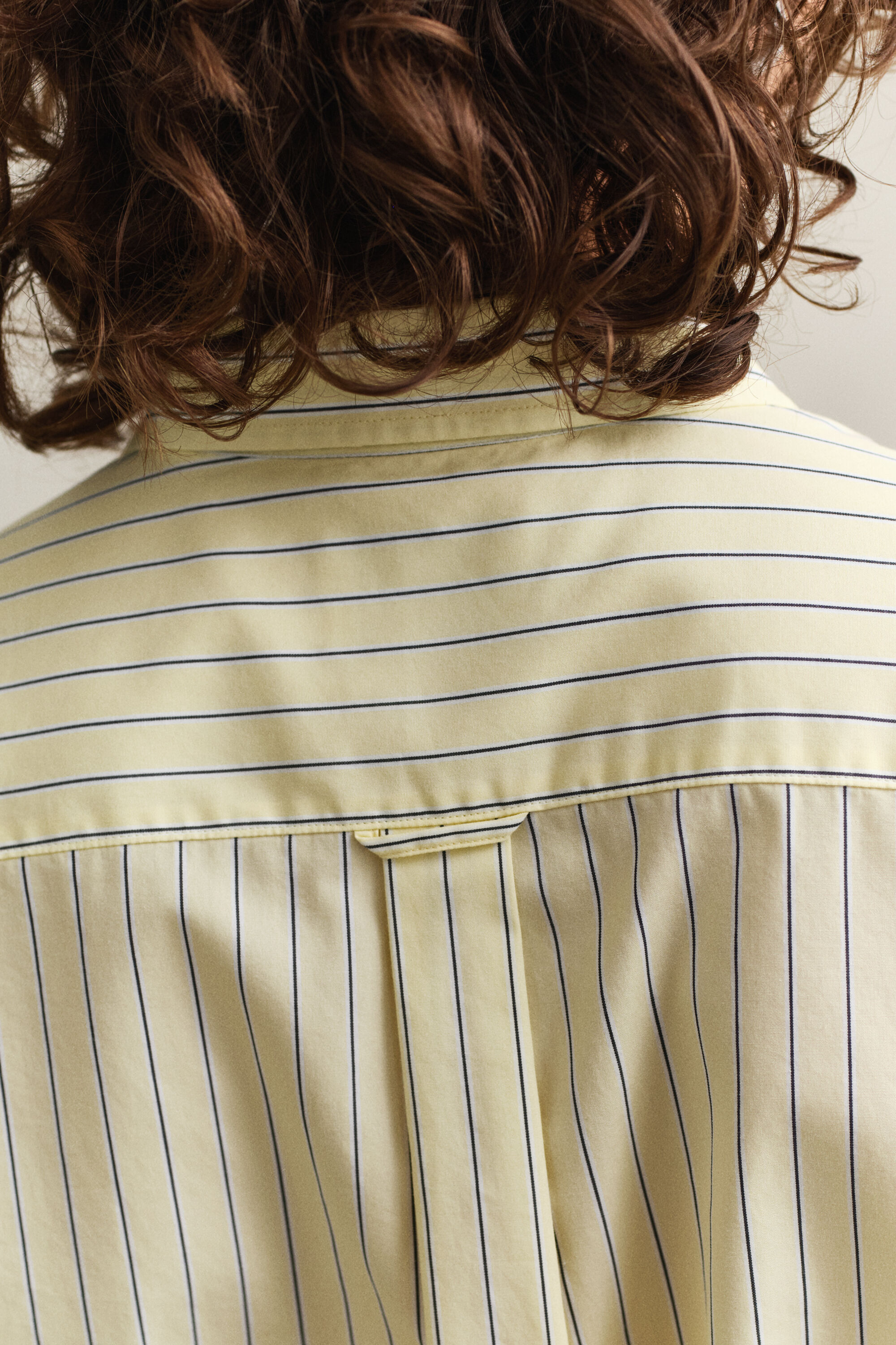 Chemise coupe regular en popeline à rayures classique