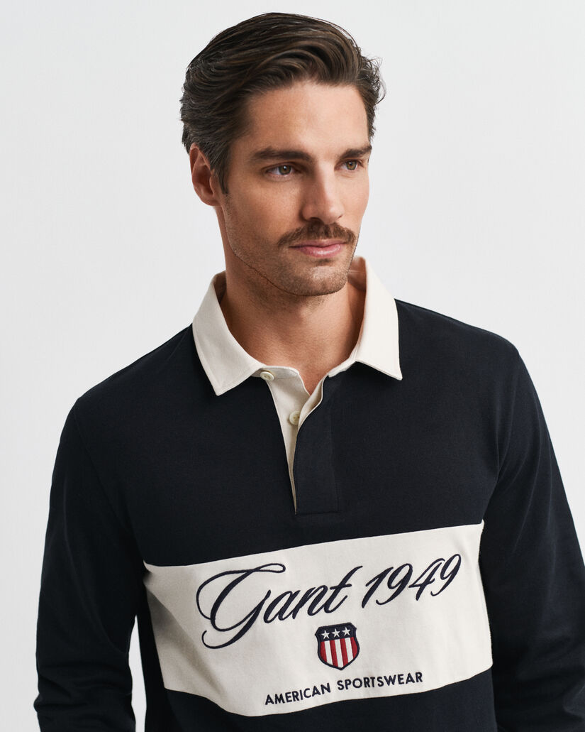 Heavy Rugger à rayures en colour-block