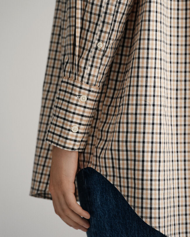 Chemise ultra-ample &agrave; carreaux