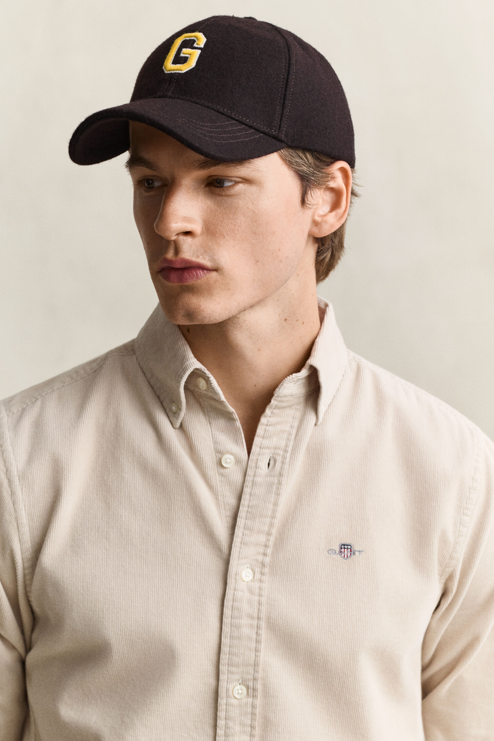 Chemise en velours côtelé