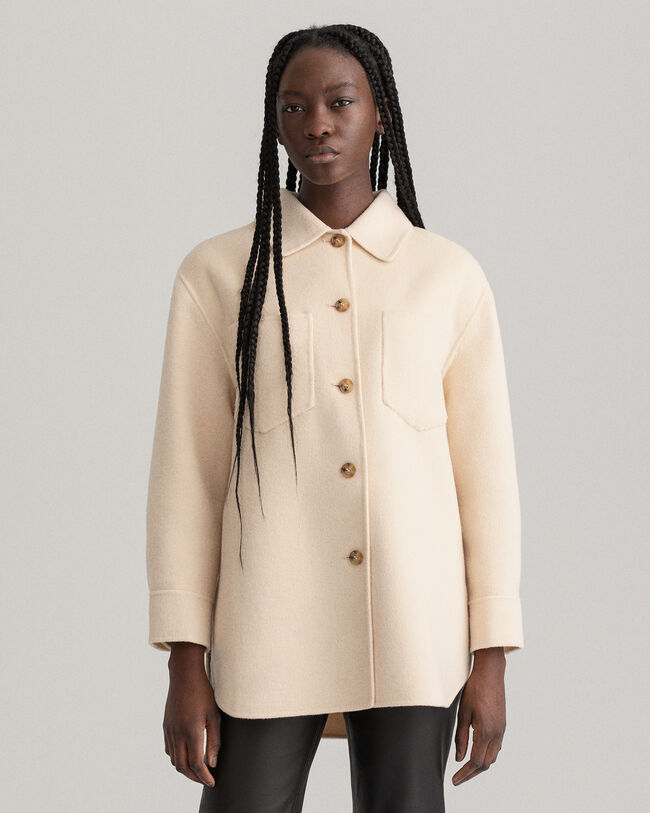 Veste-chemise cousue main