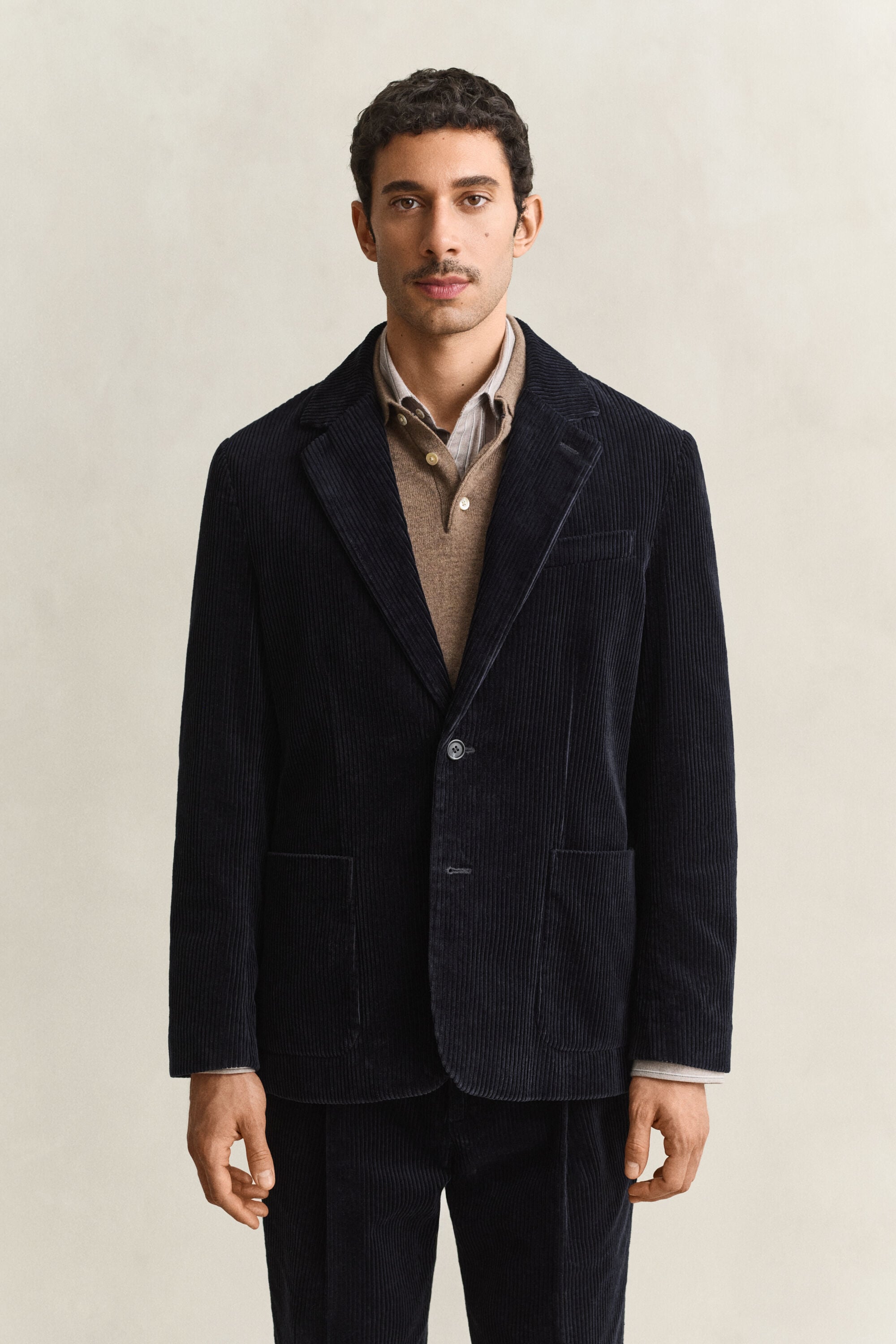 Veste de costume en velours côtelé