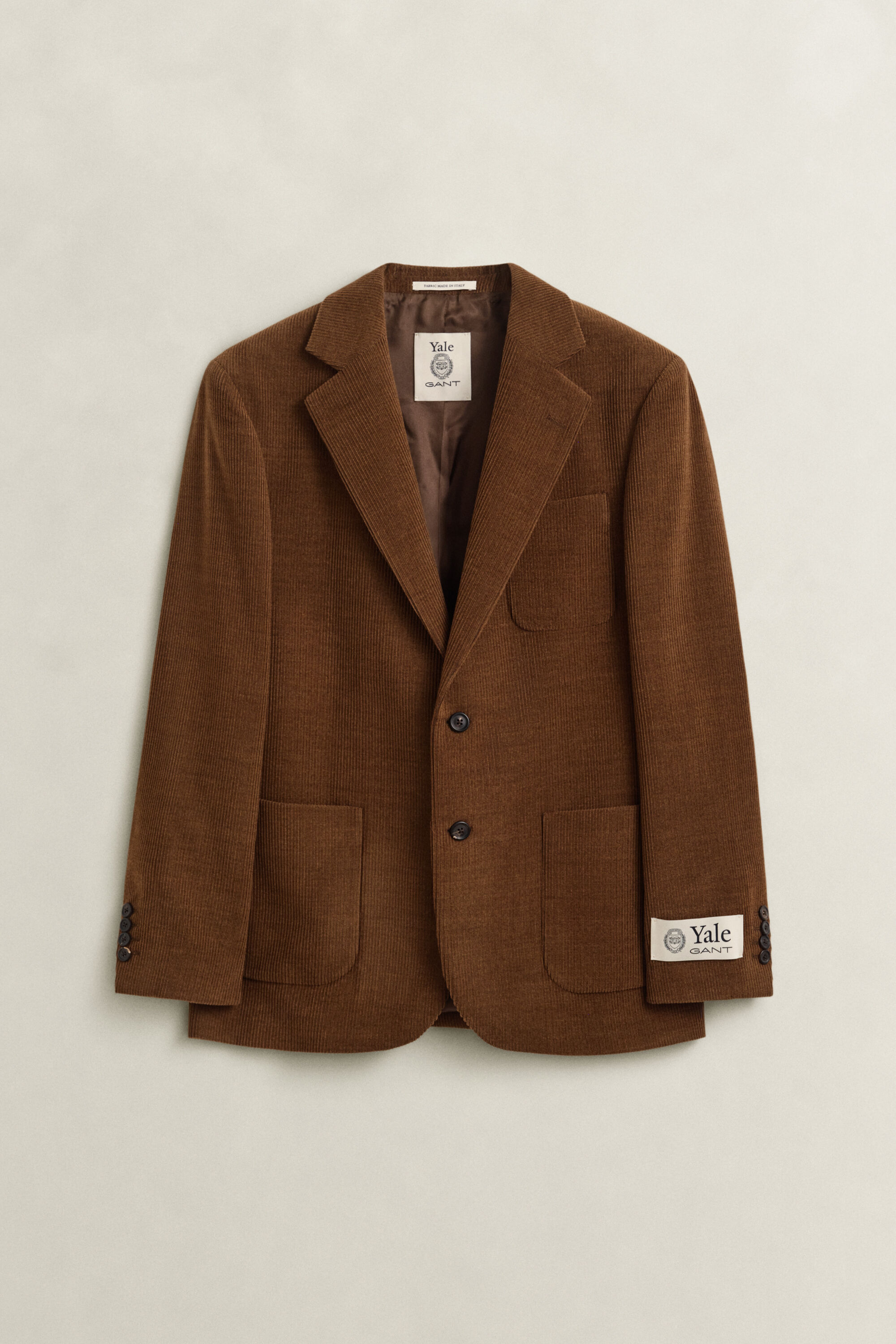 Veste blazer en velours côtelé de laine Gant x Yale