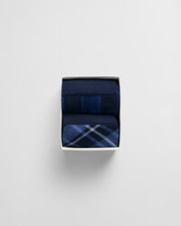 Coffret cadeau de 2 paires de chaussettes à carreaux