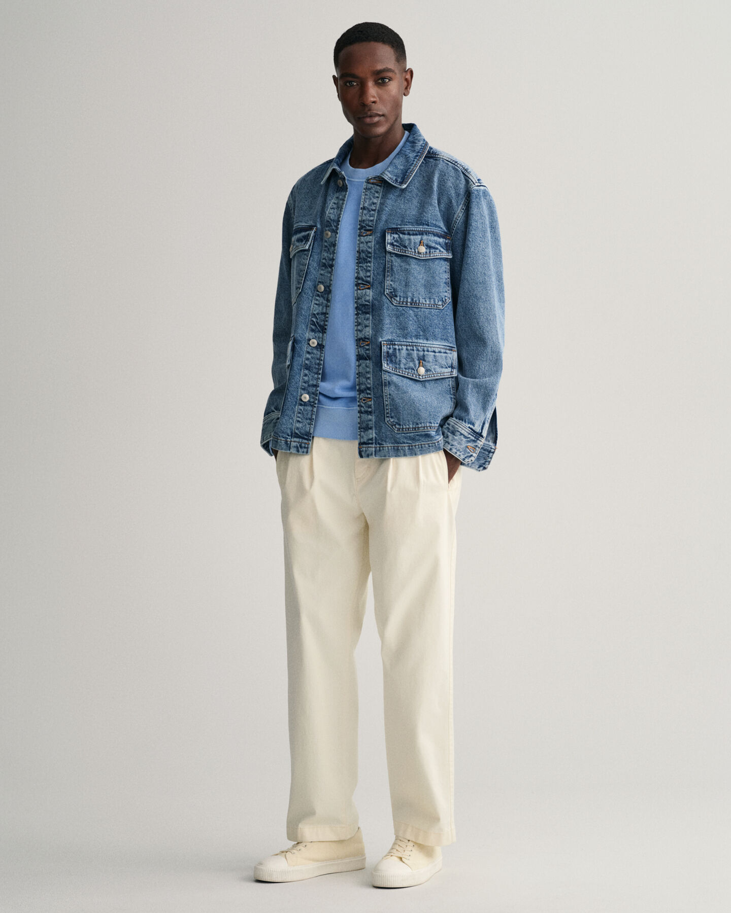 Sweat-shirt ras du cou Sunfaded