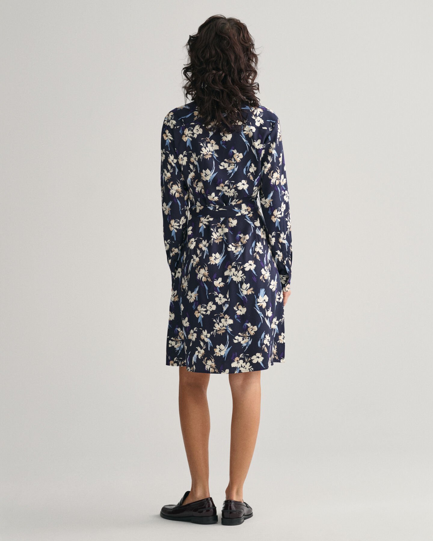 Robe-chemise à imprimé floral