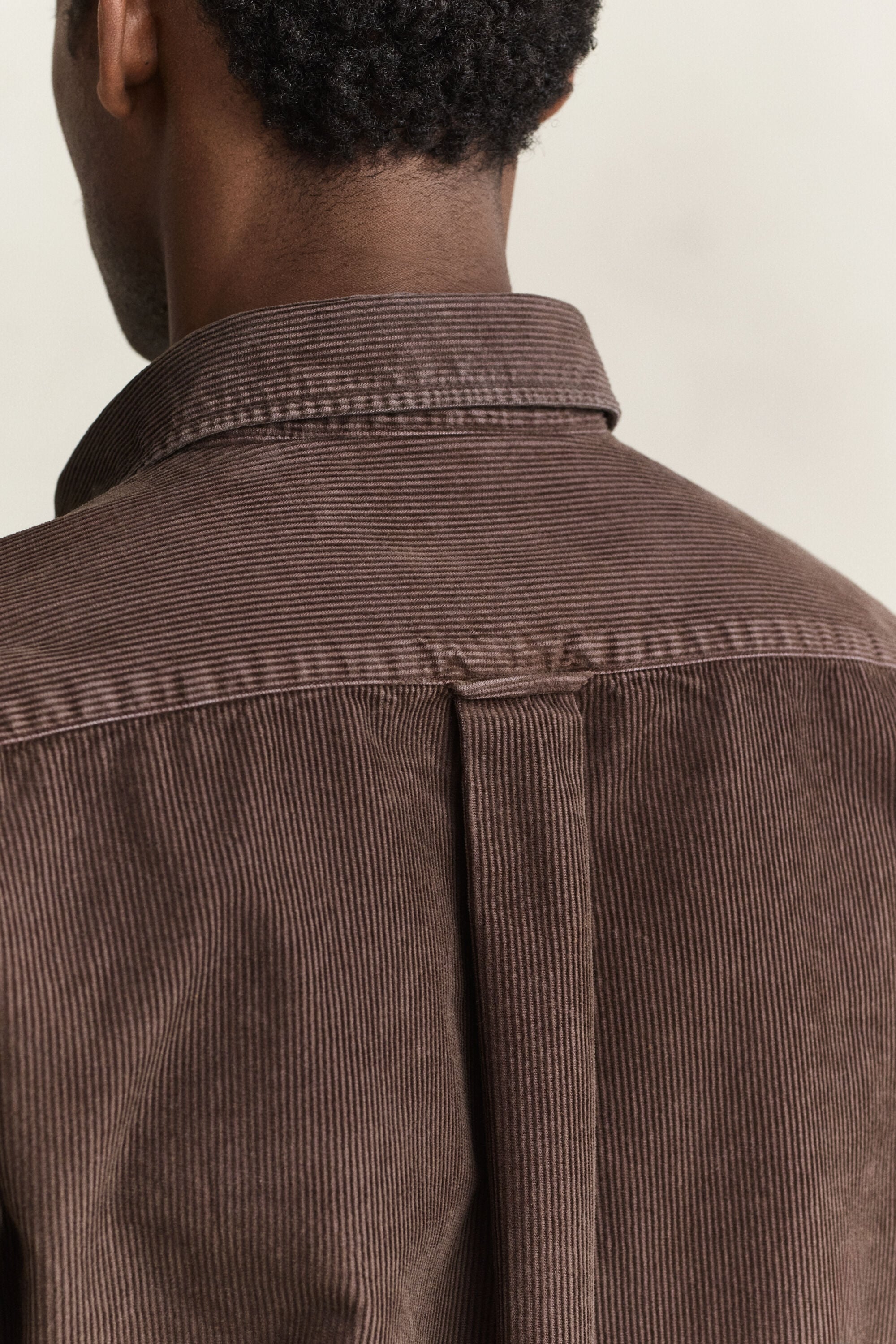 Chemise en velours côtelé