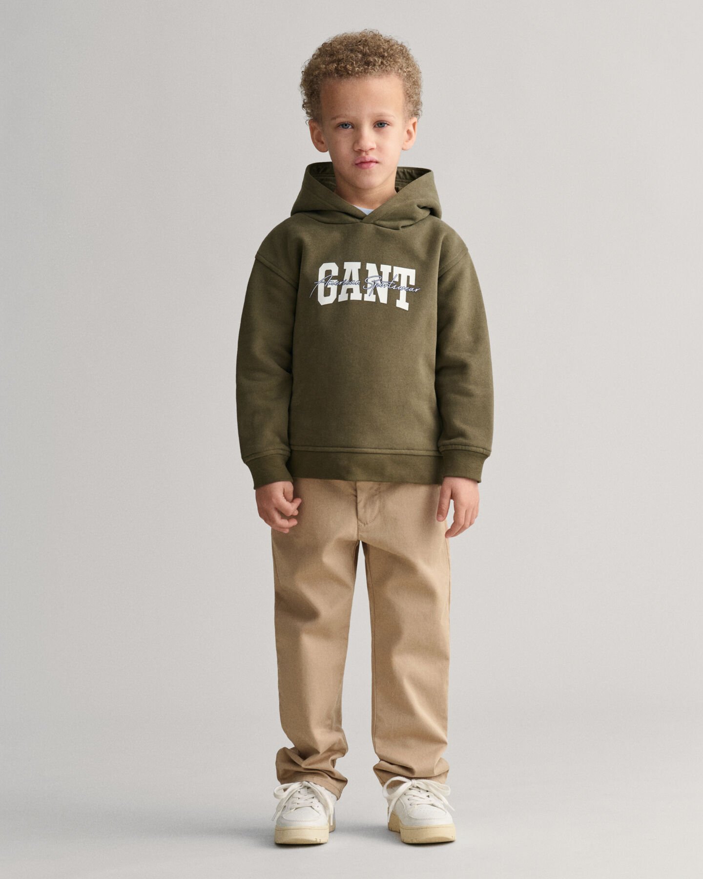 Sweat à capuche GANT Arch Script Kids