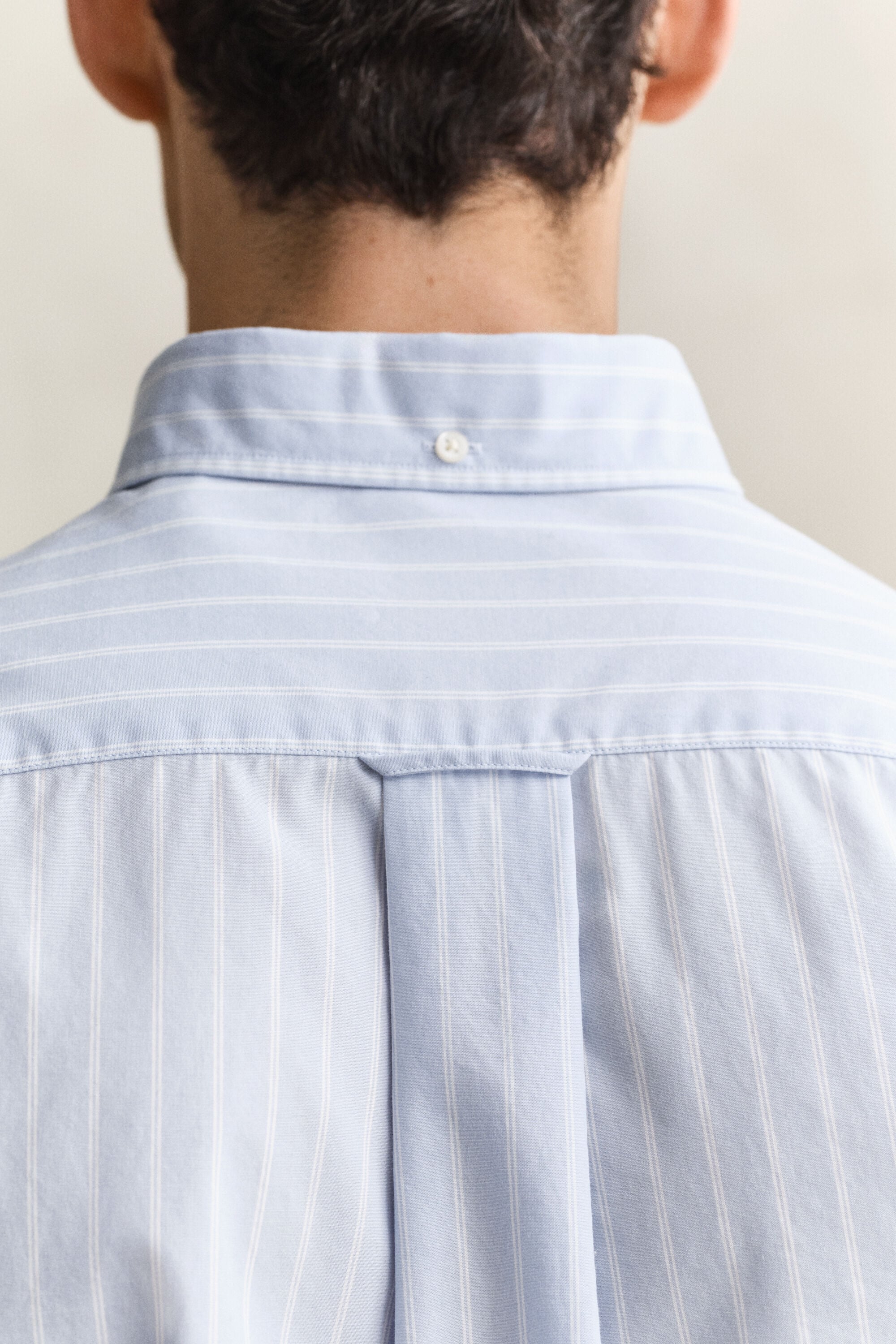 Chemise en popeline à rayures classique