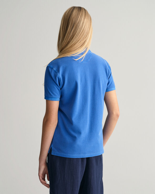 Polo en coton piqu&eacute; Sunfaded Teens