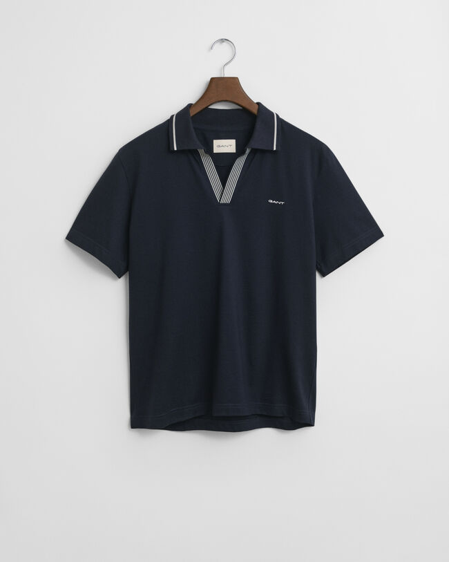 Polo avec liseré contrastant