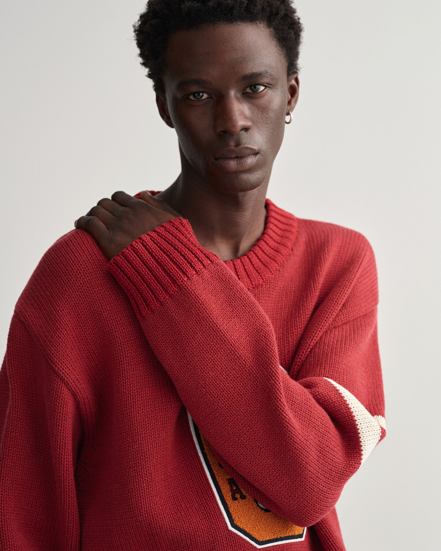 Pull ras du cou ultra-ample style teddy