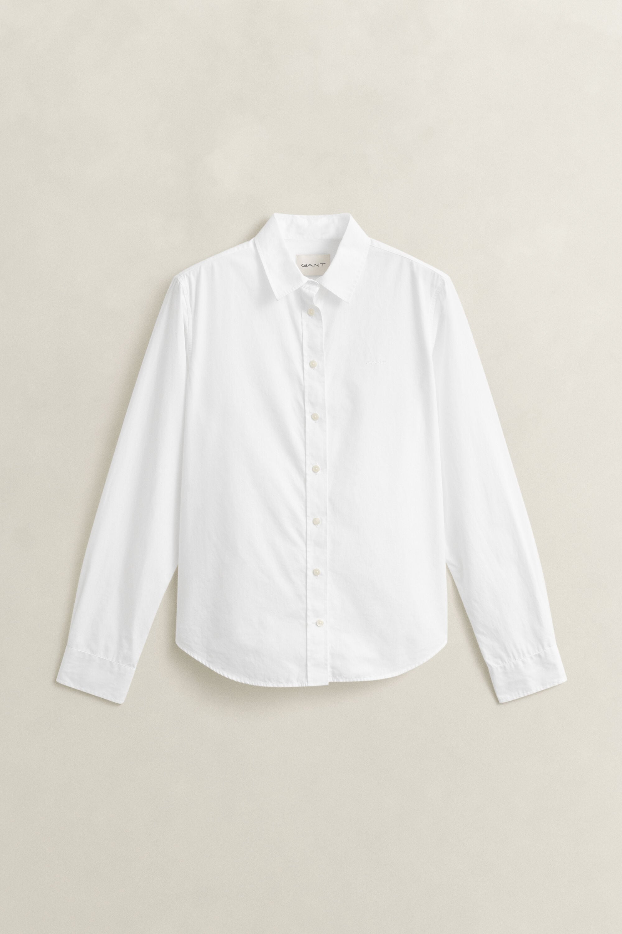 Chemise coupe regular en popeline classique