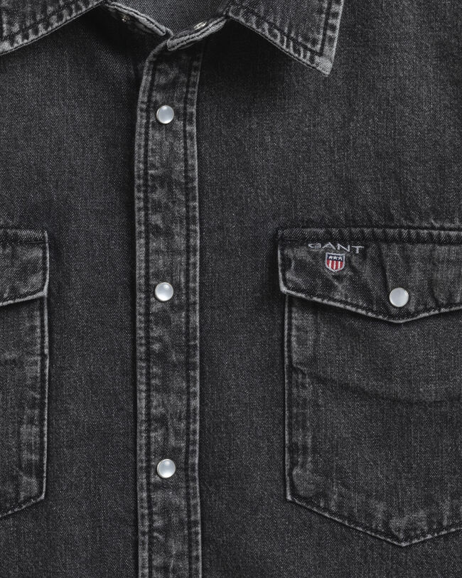 Chemise ultra-ample en denim Teen Boys