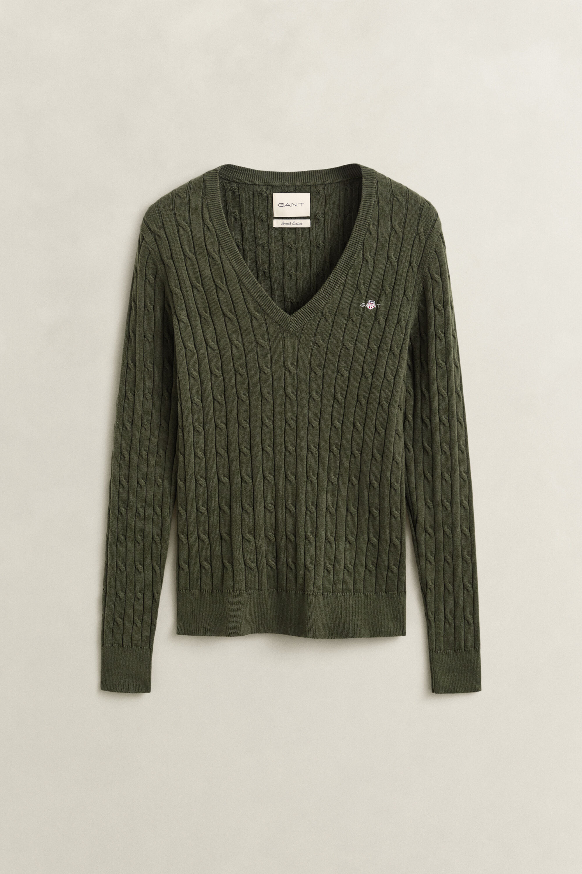 Pull en maille torsadée classique