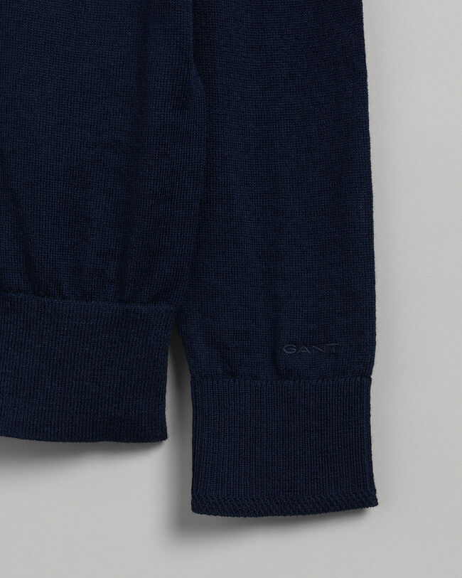 Pull col roulé en laine mérinos lavable en machine