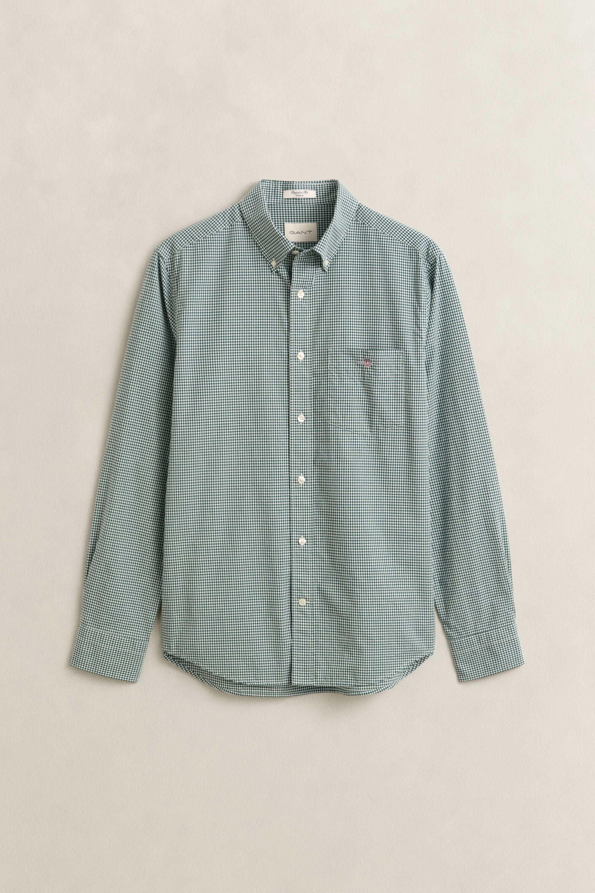 Chemise vichy en popeline classique