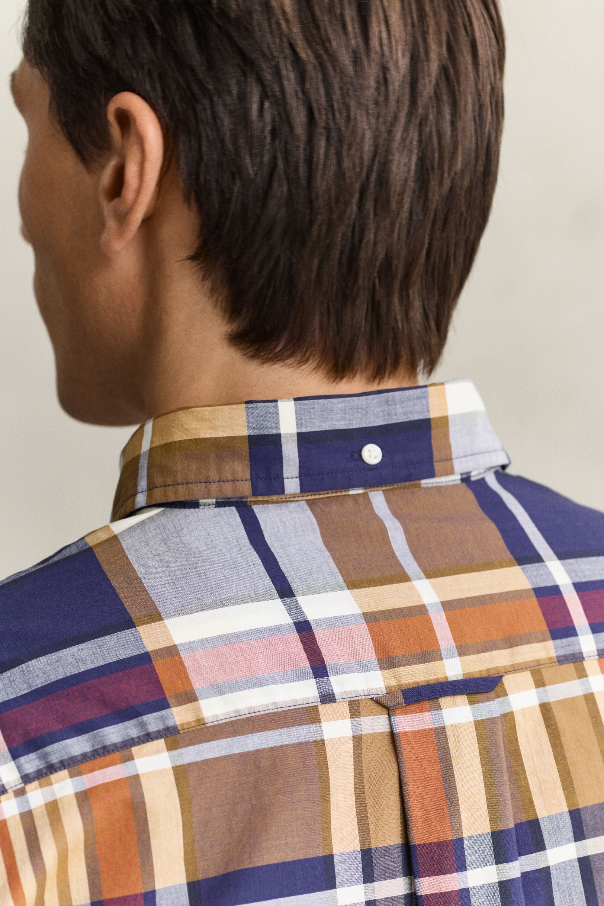 Chemise en popeline à carreaux Gant x Yale
