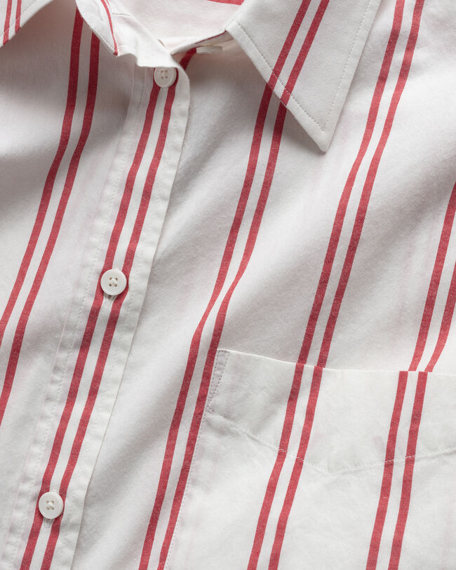 Chemise ultra-ample &agrave; rayures