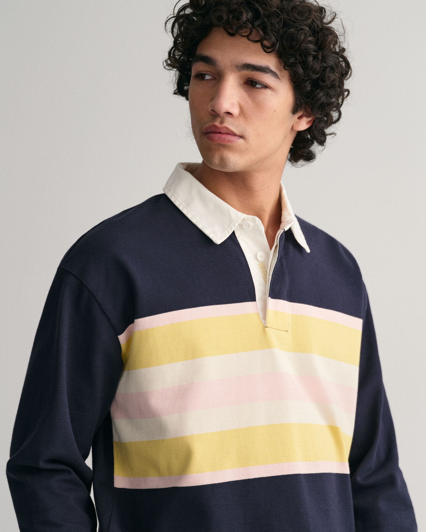 Polo Rugger en colour-block