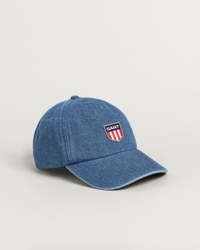 Casquette en denim Retro Shield