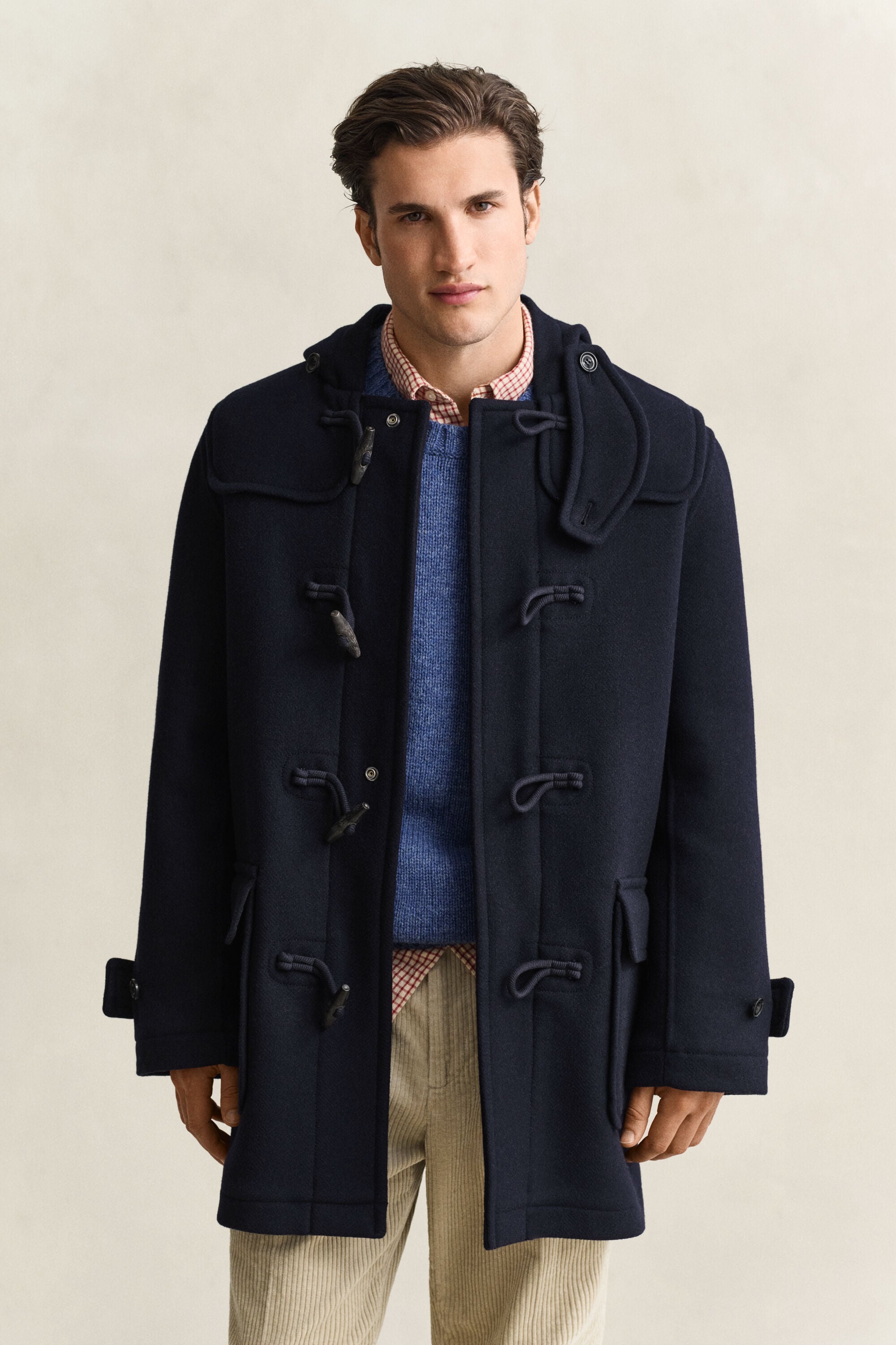 Veste duffle-coat en laine