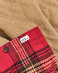 Surchemise coupe décontractée rembourrée à carreaux