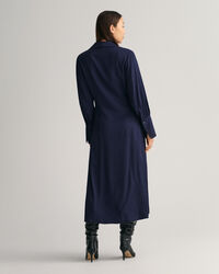 Robe slim fit à poignets hauts