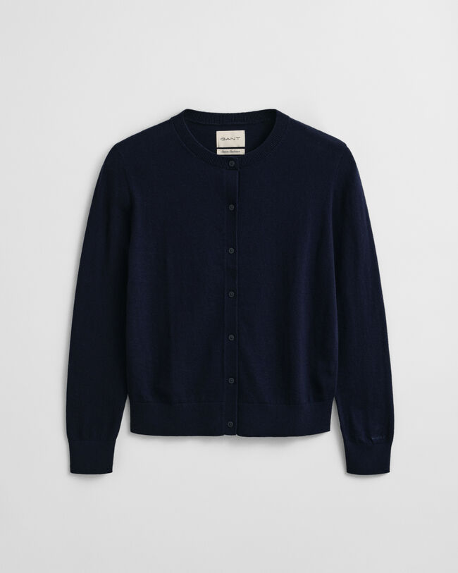 Cardigan col rond léger