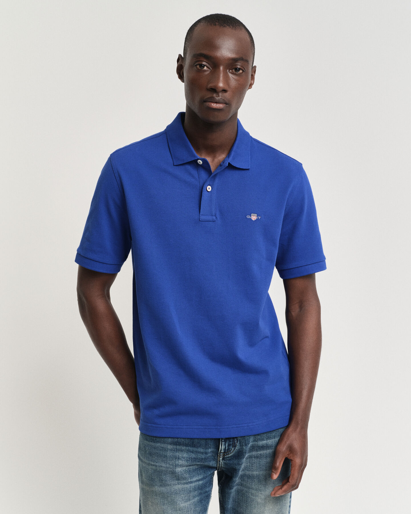 Polo brod&eacute; Archive Shield Seasonal Essential
