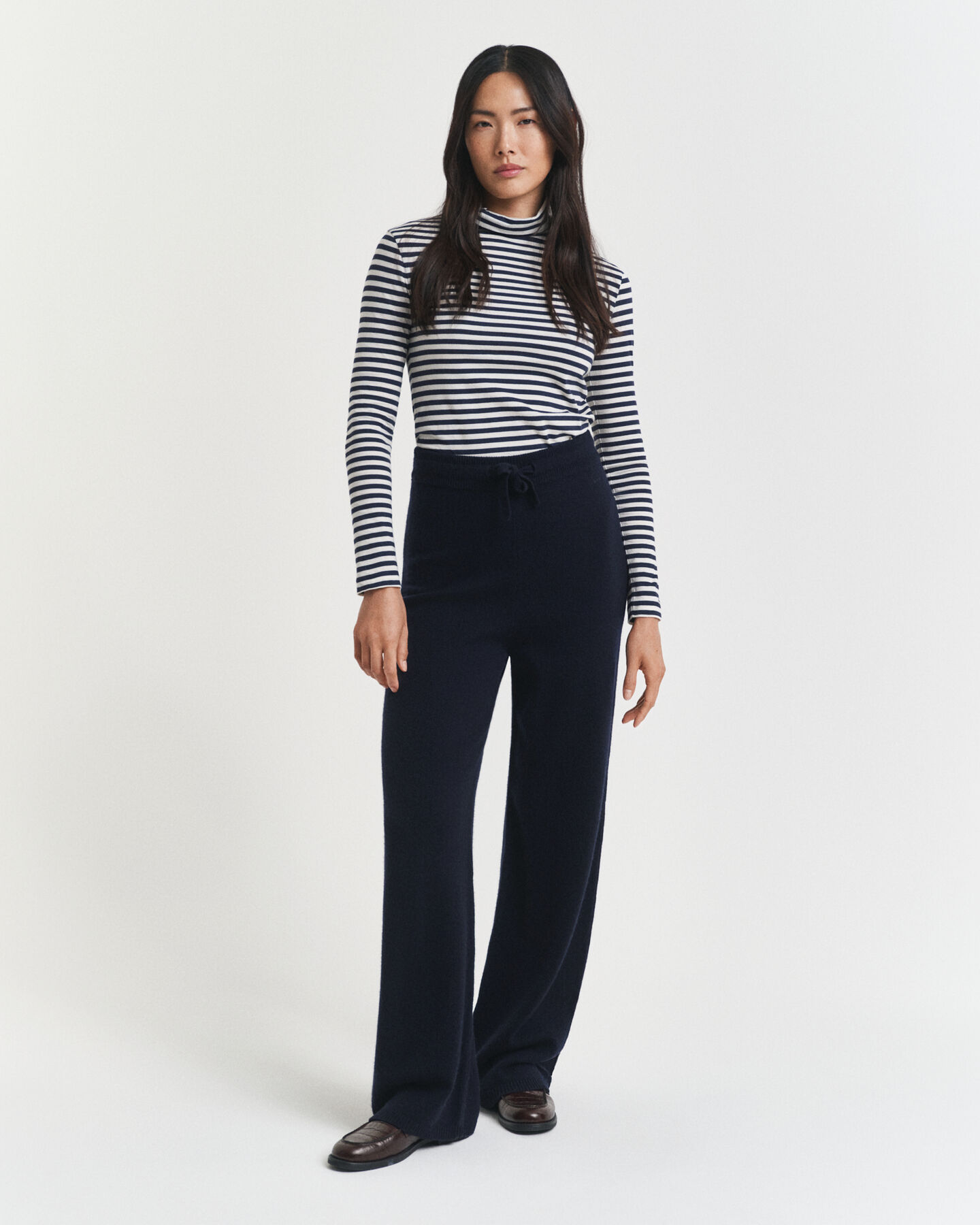 Pantalon en laine tricotée