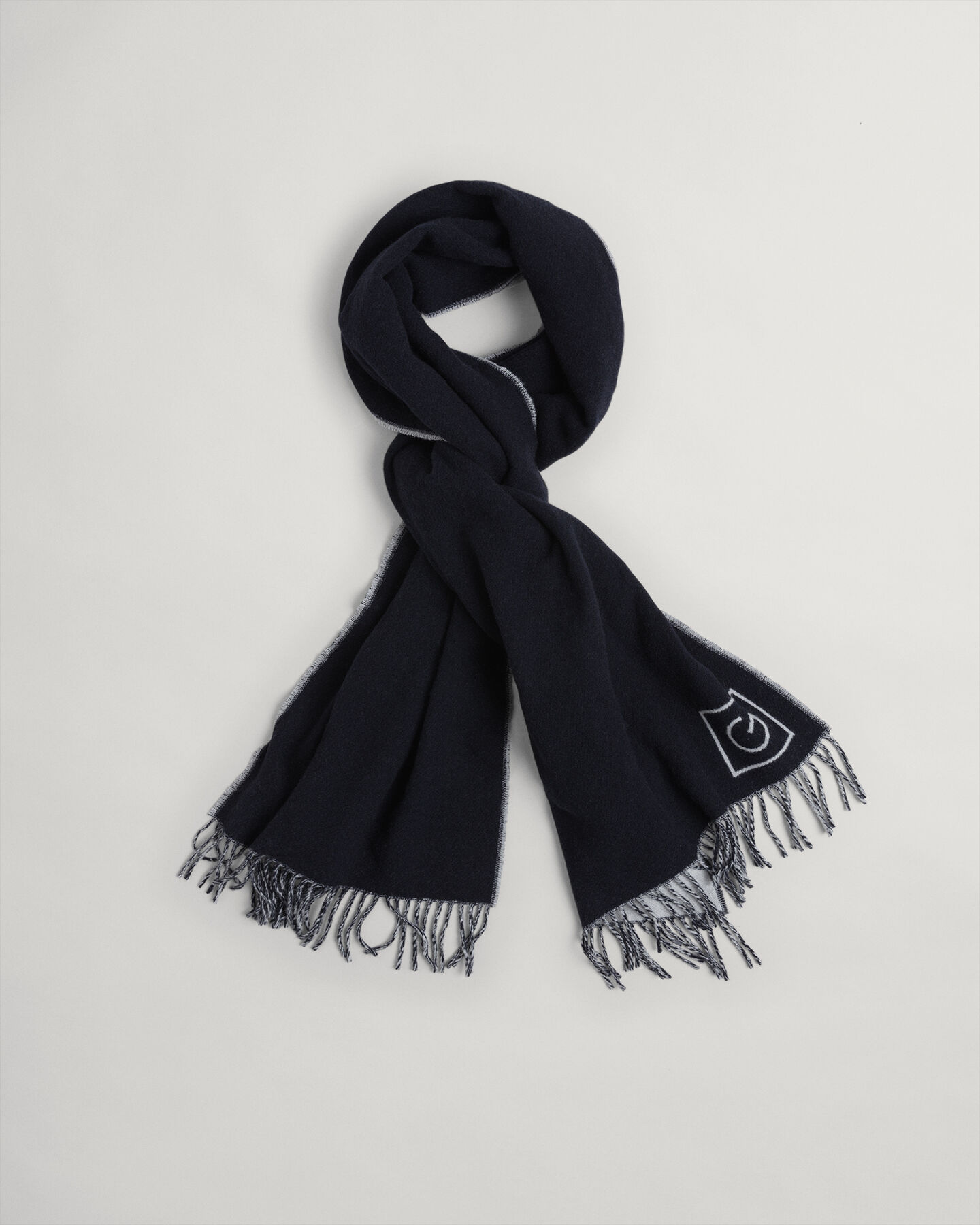 Écharpe en laine double-face