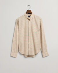 Chemise regular fit en sergé Window Check