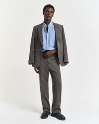 Chemise coupe décontractée en chambray indigo