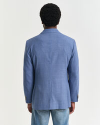 Veste de costume coupe regular en laine moulinée